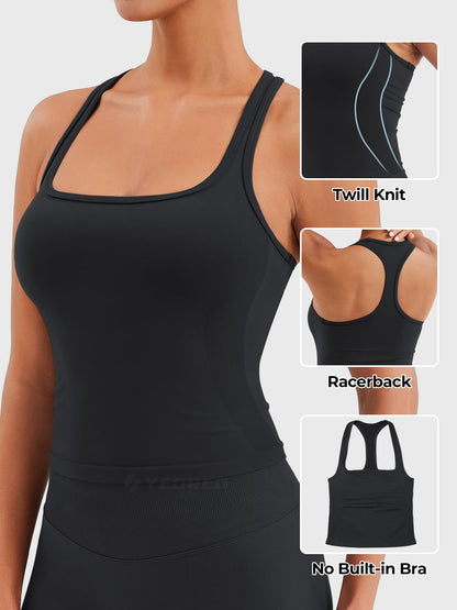 Camiseta de tirantes Movaelle CoreFlex sin costuras espalda