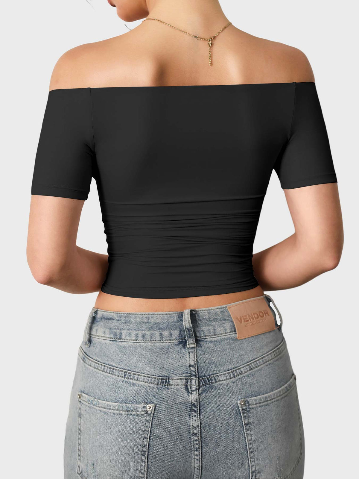 Camiseta Movaelle Ease Y2K de un hombro