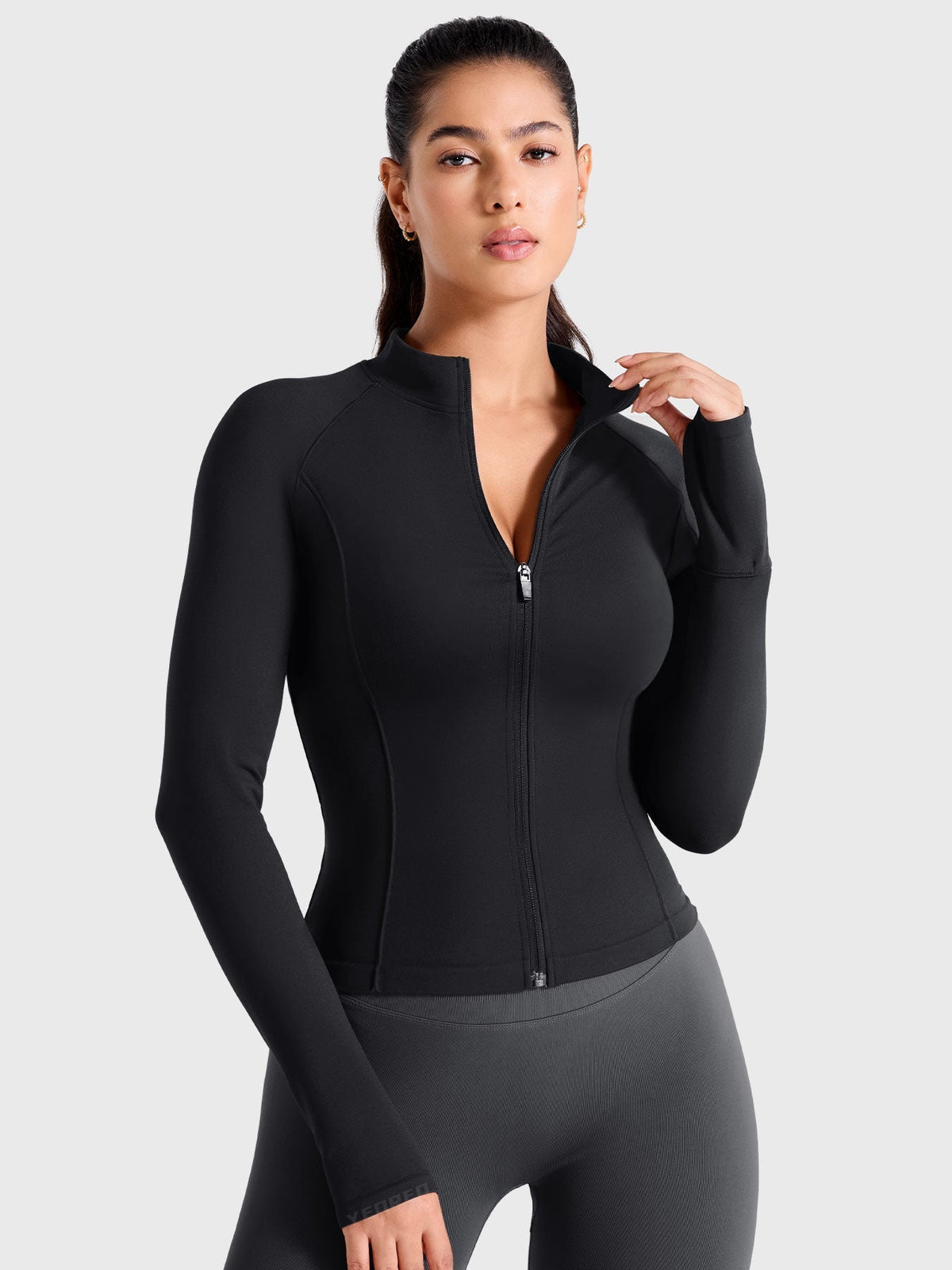 Chaqueta Movaelle CoreFlex moldeadora con cremallera completa