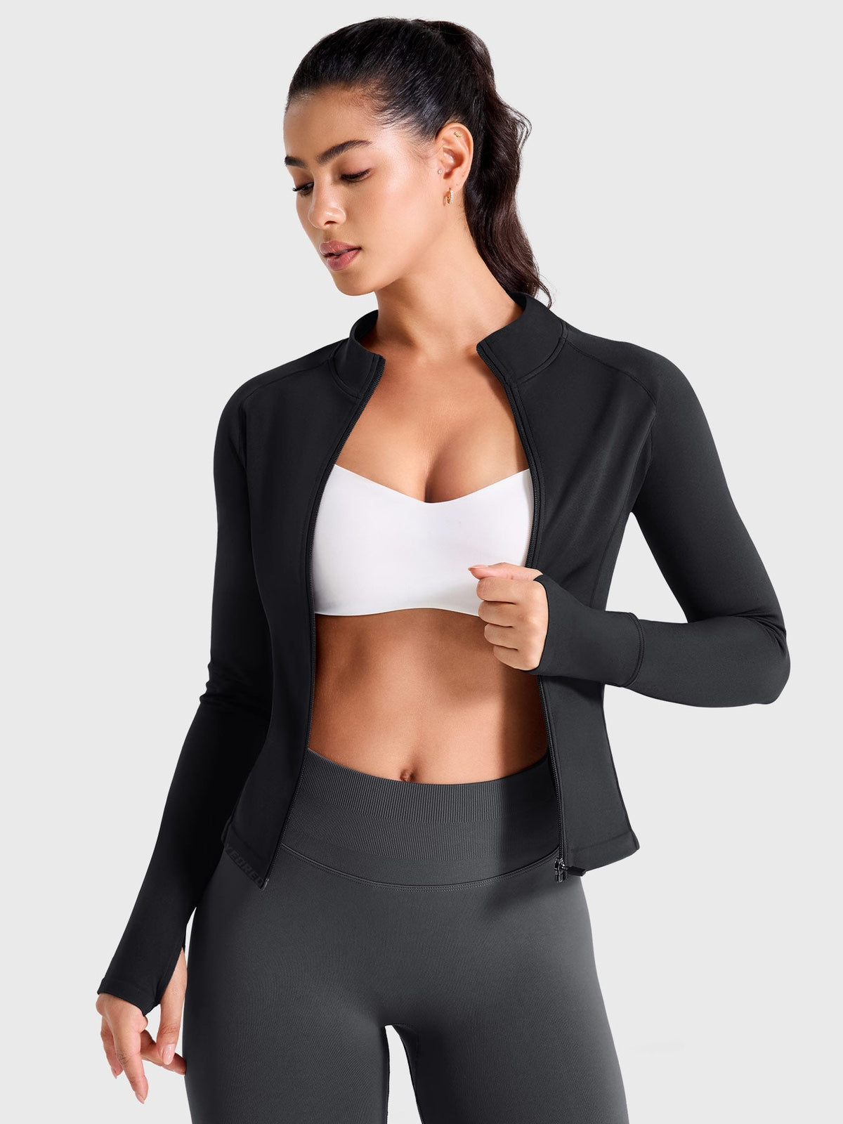Chaqueta Movaelle CoreFlex moldeadora con cremallera completa
