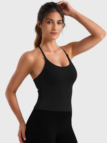 Camiseta de tirantes Movaelle LuxFlow espalda retorcida