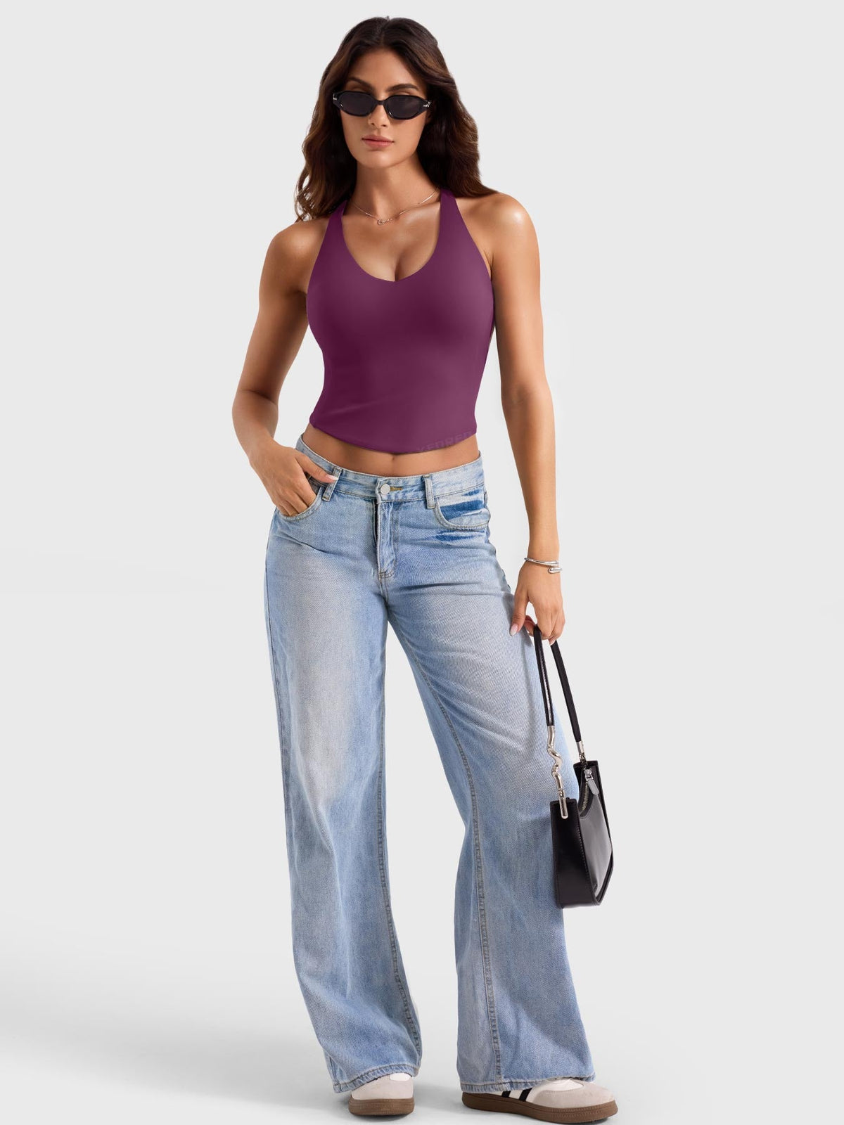 Camiseta de tirantes Movaelle Ease espalda abierta tie back