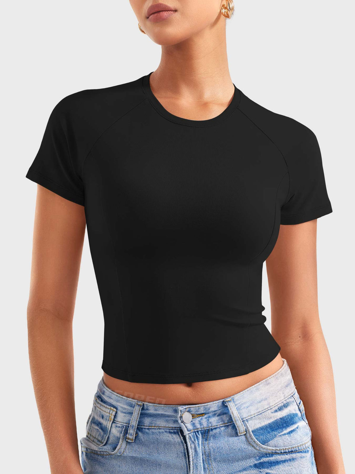 Camiseta Movaelle Ease algodón manga raglán