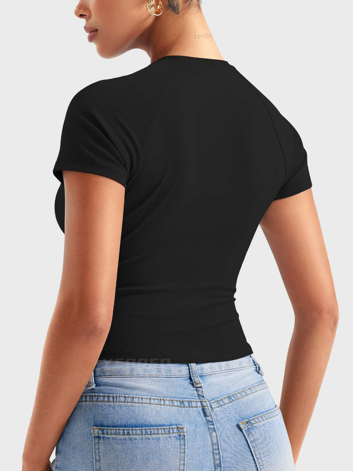 Camiseta Movaelle Ease algodón manga raglán