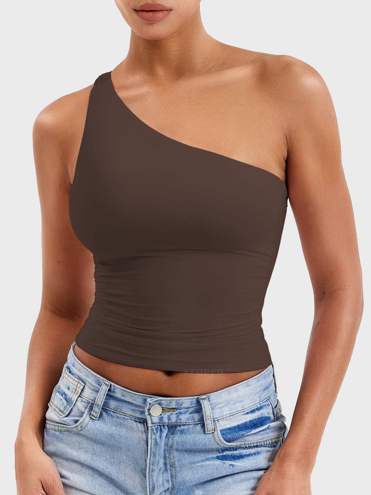 Camiseta Movaelle CoreFlex deportiva de un hombro