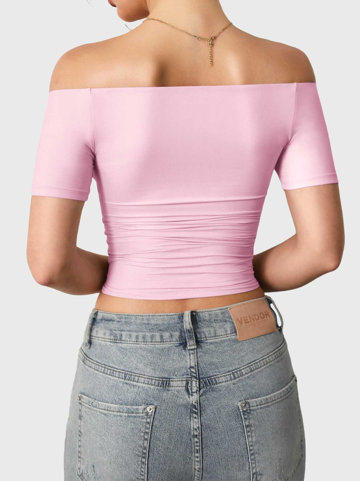 Camiseta Movaelle Ease Y2K de un hombro