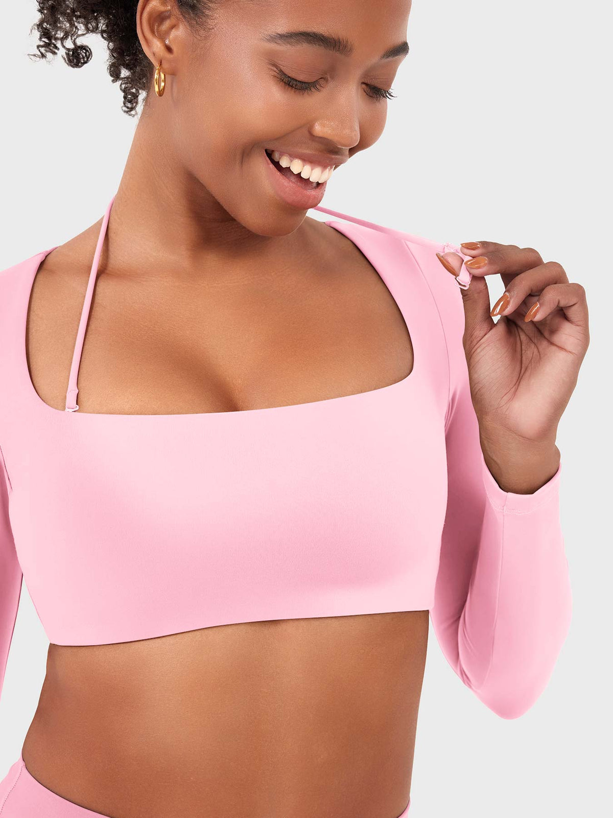 Camiseta de manga larga Movaelle CoreFlex corta