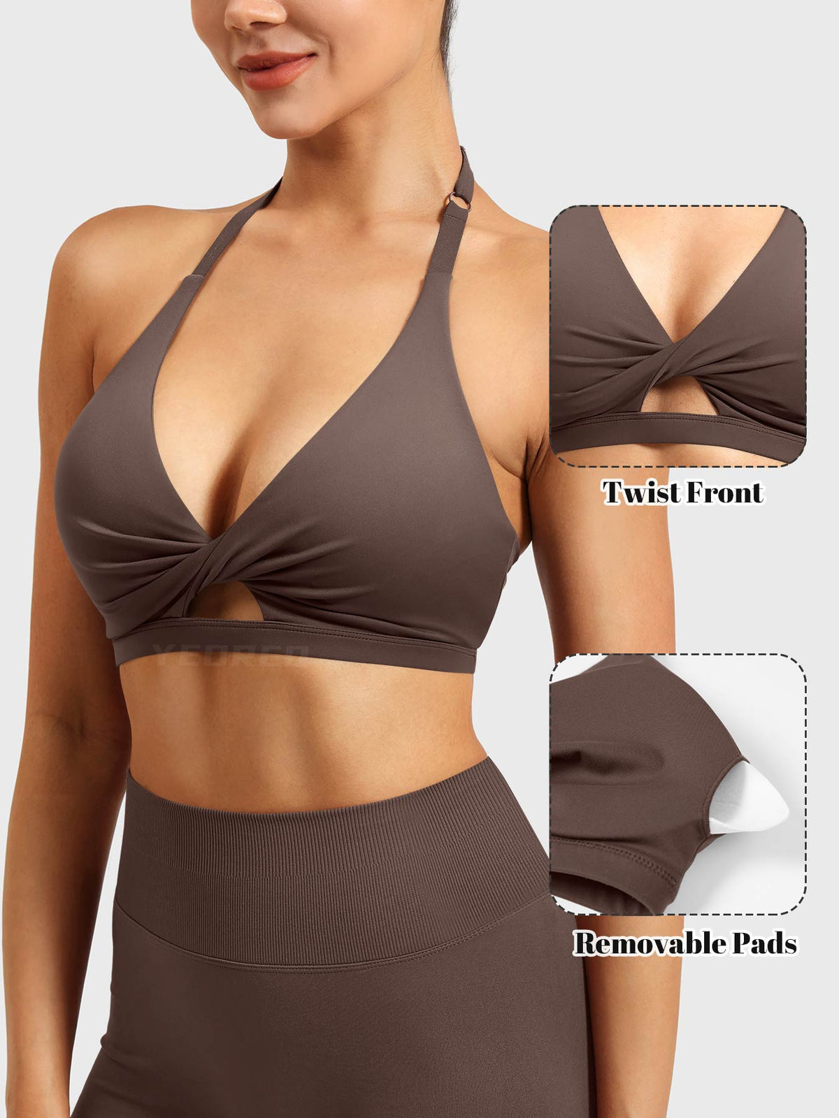 Sujetador Movaelle CoreFlex trenzado