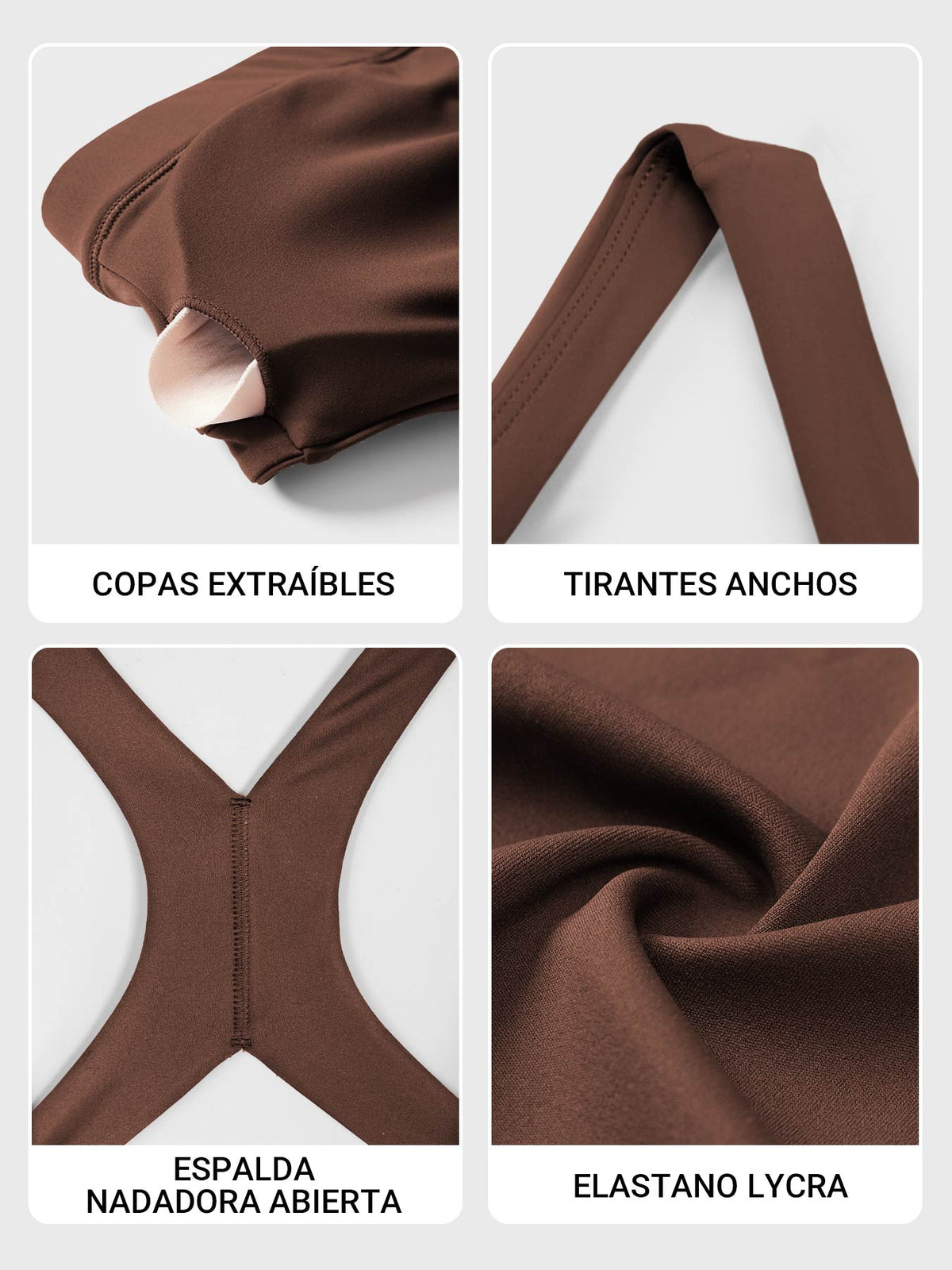 Sujetador Movaelle LuxFlow con espalda racerback