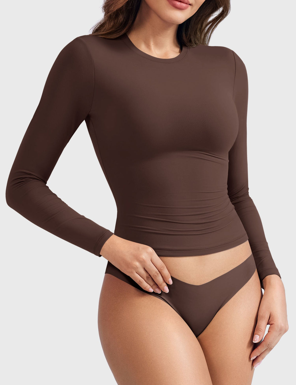 Camiseta de manga larga Movaelle Ease moldeadora