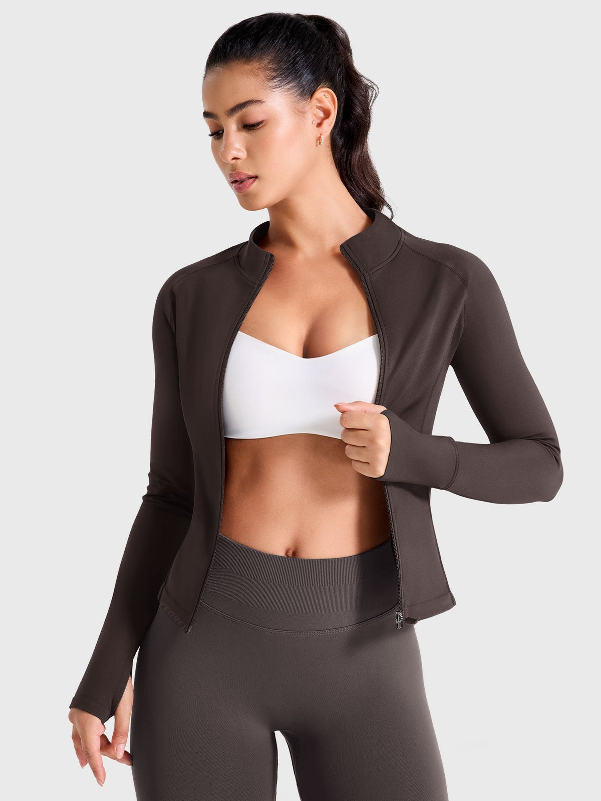 Chaqueta Movaelle CoreFlex moldeadora con cremallera completa