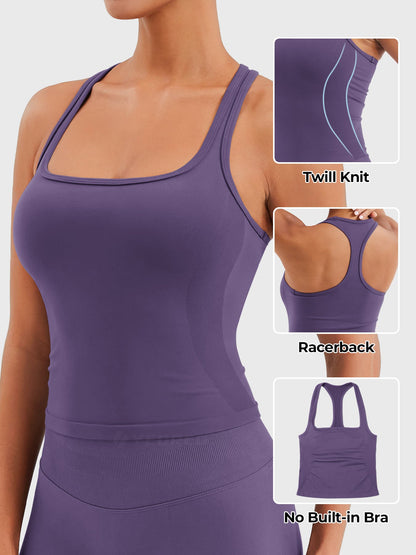 Camiseta de tirantes Movaelle CoreFlex sin costuras espalda