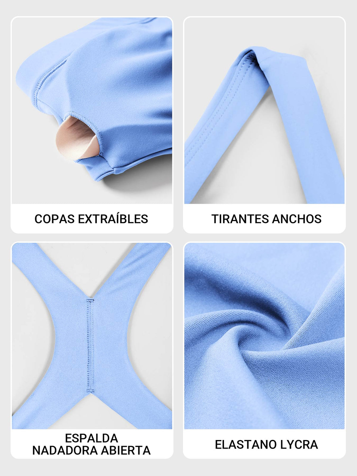 Sujetador Movaelle LuxFlow con espalda racerback