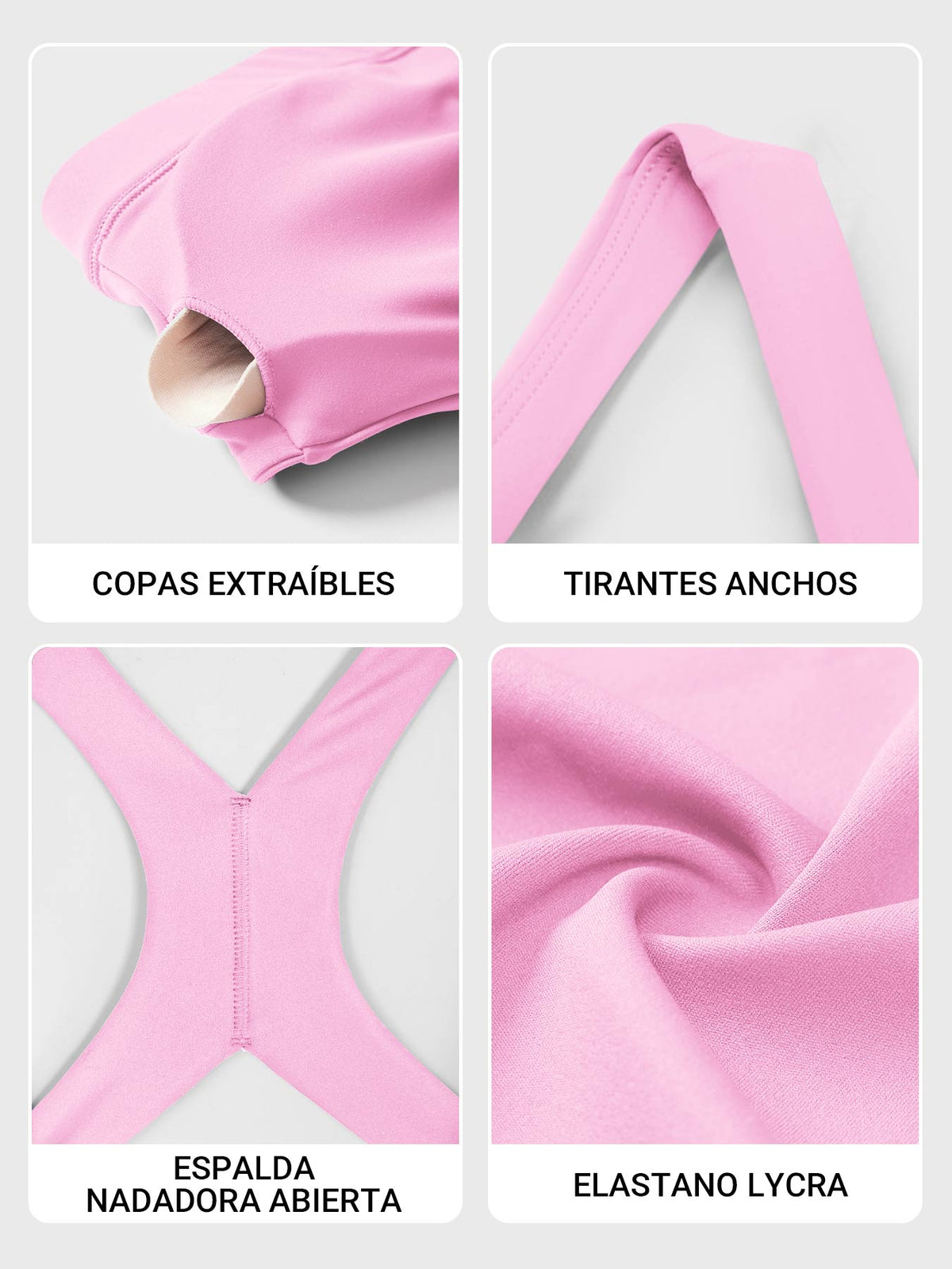 Sujetador Movaelle LuxFlow con espalda racerback