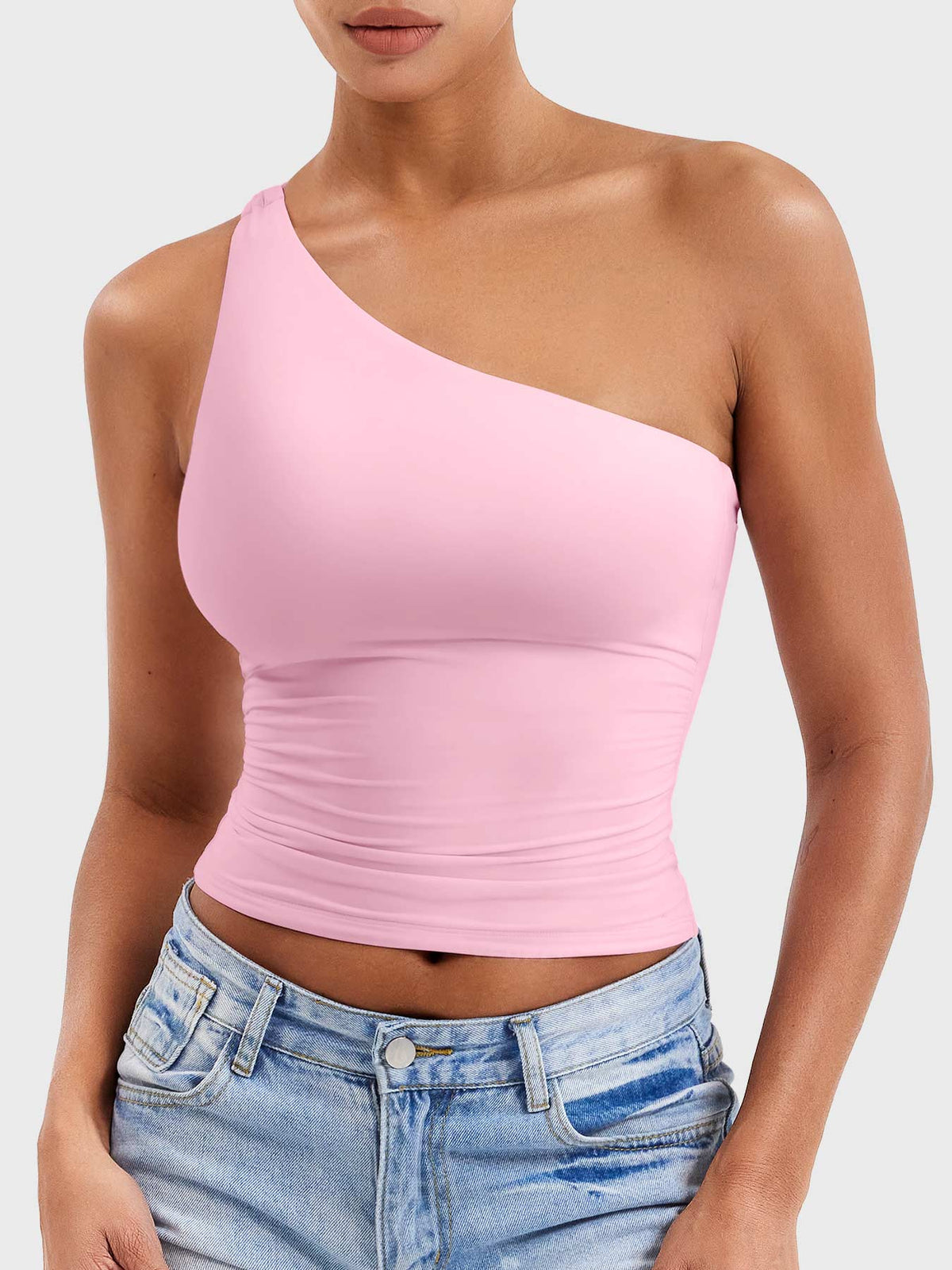 Camiseta Movaelle CoreFlex deportiva de un hombro