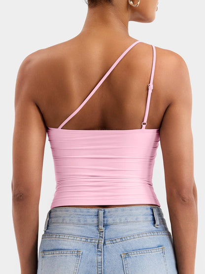 Camiseta Movaelle CoreFlex deportiva de un hombro