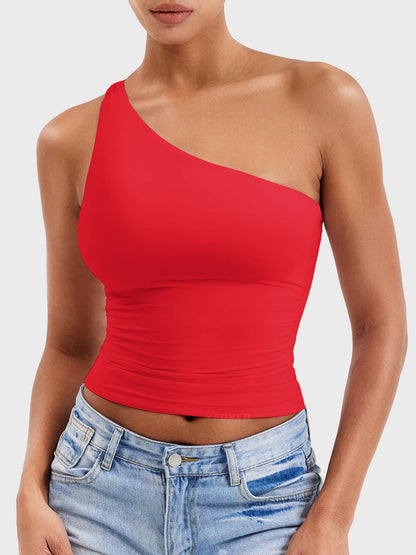 Camiseta Movaelle CoreFlex deportiva de un hombro