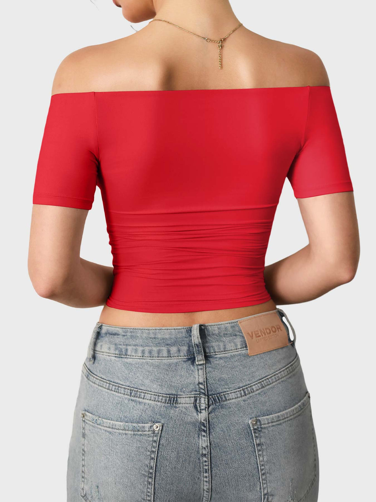 Camiseta Movaelle Ease Y2K de un hombro