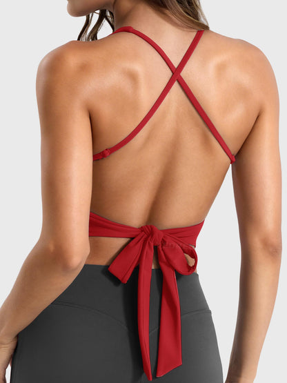 Camiseta de tirantes Movaelle Ease espalda abierta tie back
