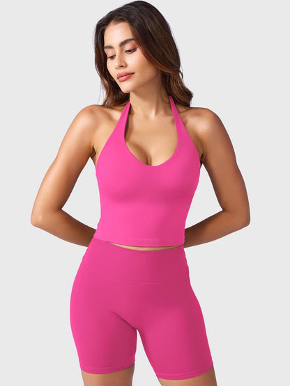 Camiseta de tirantes Movaelle CoreFlex halter con colgante