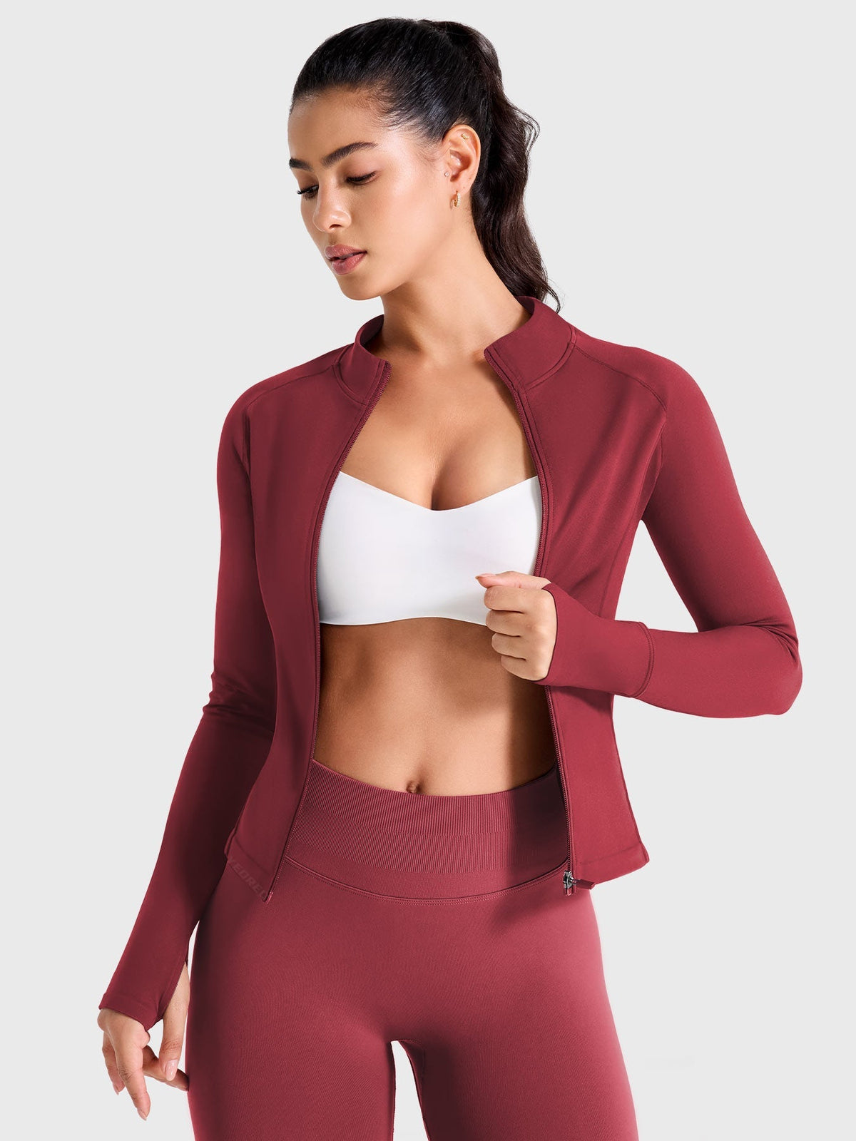 Chaqueta Movaelle CoreFlex moldeadora con cremallera completa