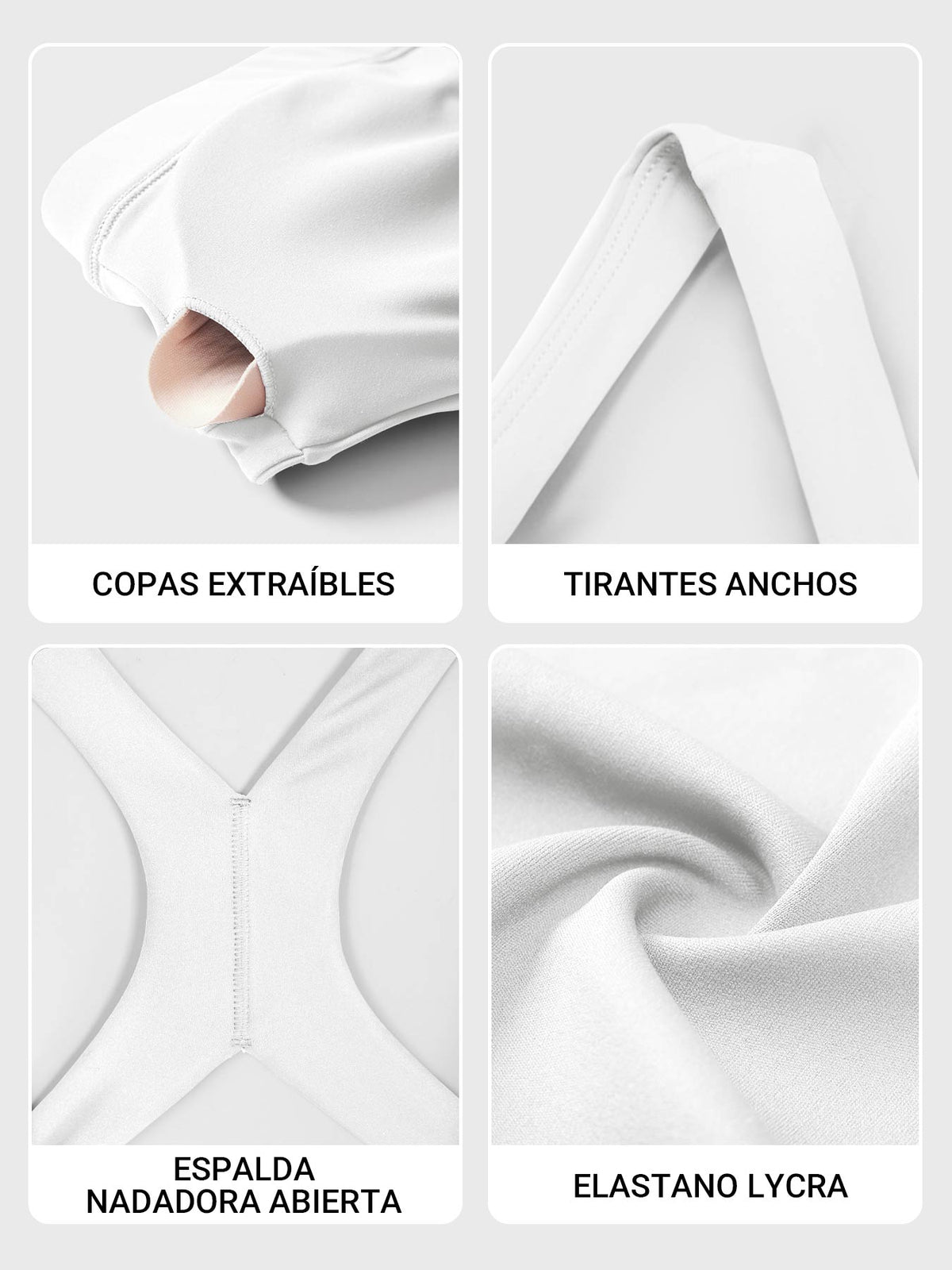 Sujetador Movaelle LuxFlow con espalda racerback