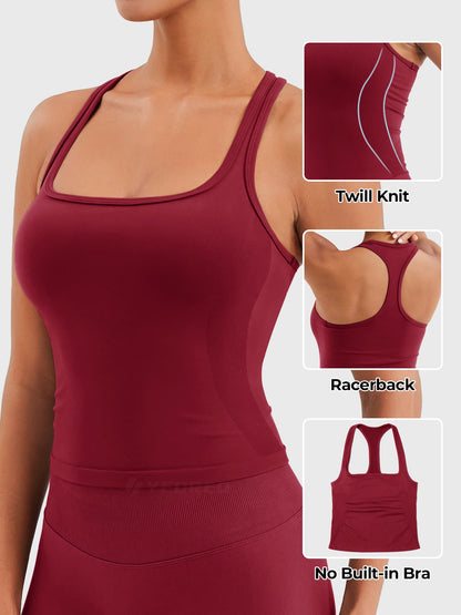 Camiseta de tirantes Movaelle CoreFlex sin costuras espalda