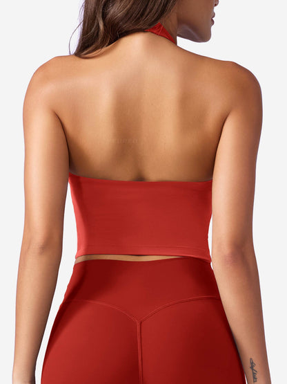 Camiseta de tirantes Movaelle CoreFlex halter con colgante