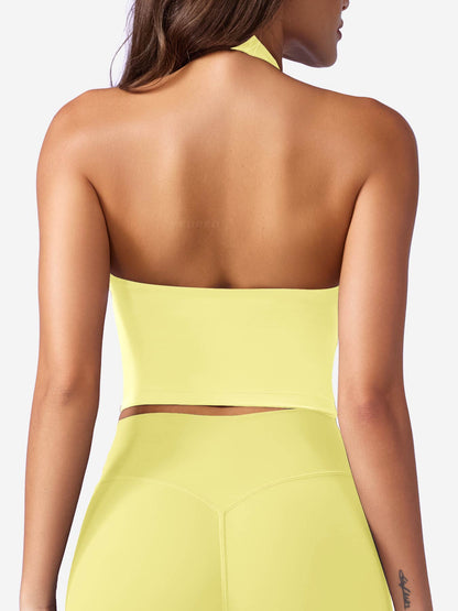 Camiseta de tirantes Movaelle CoreFlex halter con colgante