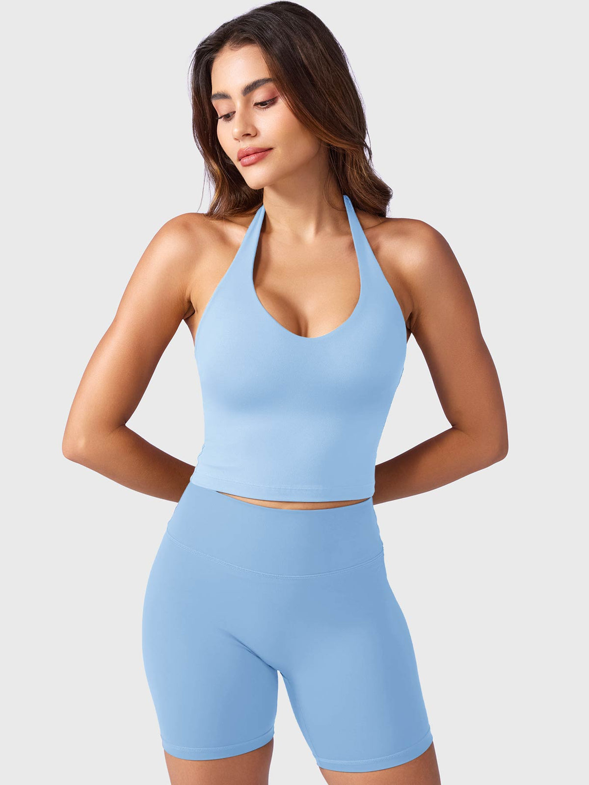 Camiseta de tirantes Movaelle CoreFlex halter con colgante
