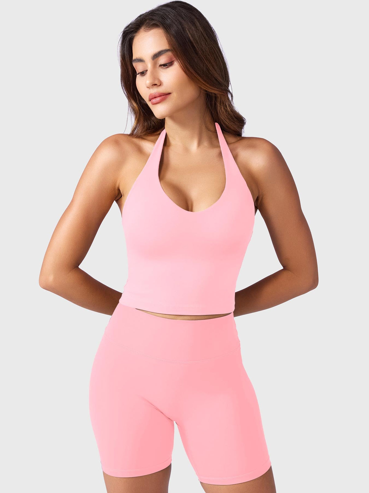 Camiseta de tirantes Movaelle CoreFlex halter con colgante