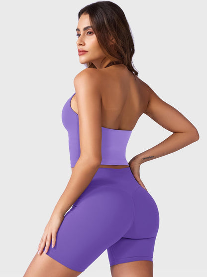 Camiseta de tirantes Movaelle CoreFlex halter con colgante