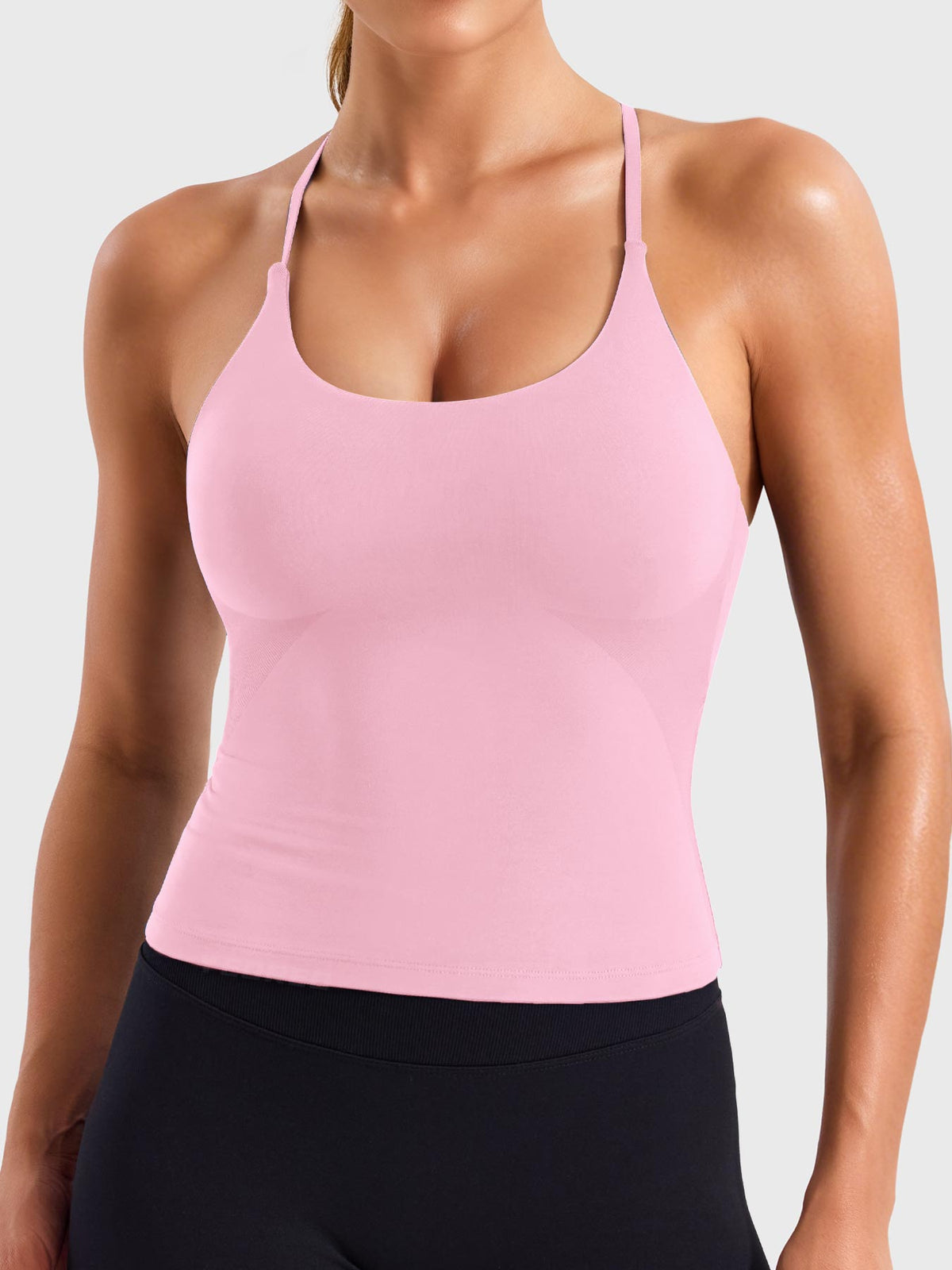 Camiseta de tirantes Movaelle LuxFlow espalda retorcida