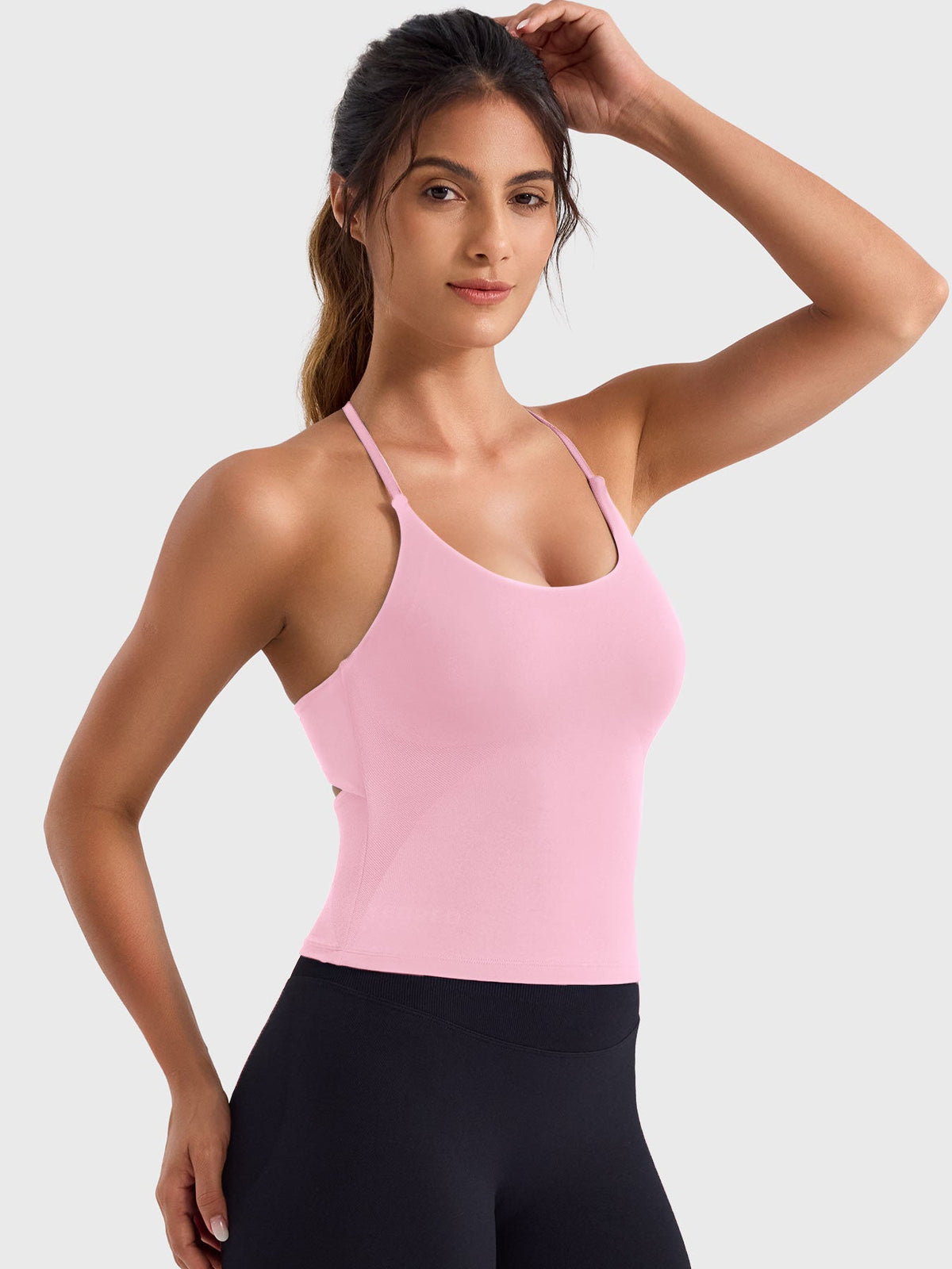 Camiseta de tirantes Movaelle LuxFlow espalda retorcida