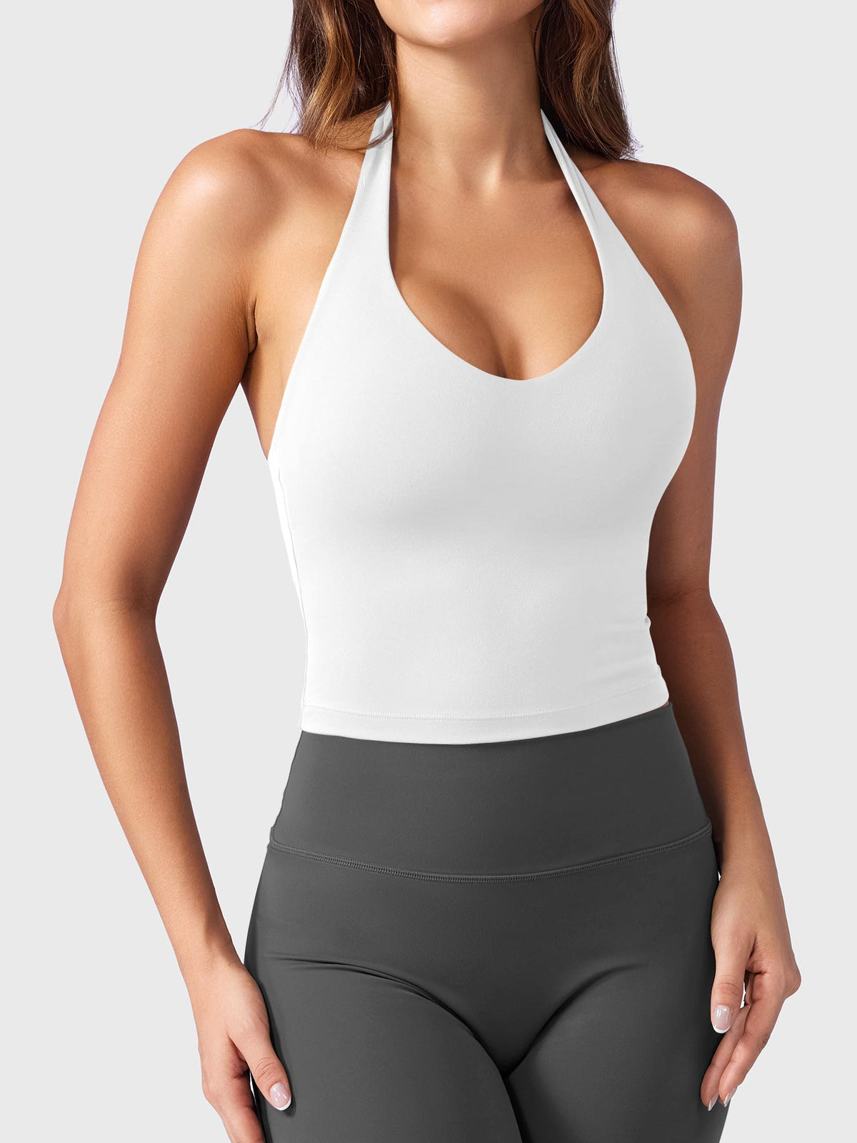 Camiseta de tirantes Movaelle CoreFlex halter con colgante