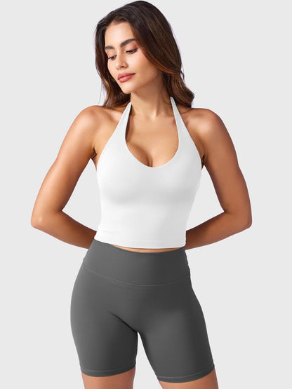 Camiseta de tirantes Movaelle CoreFlex halter con colgante