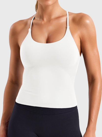 Camiseta de tirantes Movaelle LuxFlow espalda retorcida
