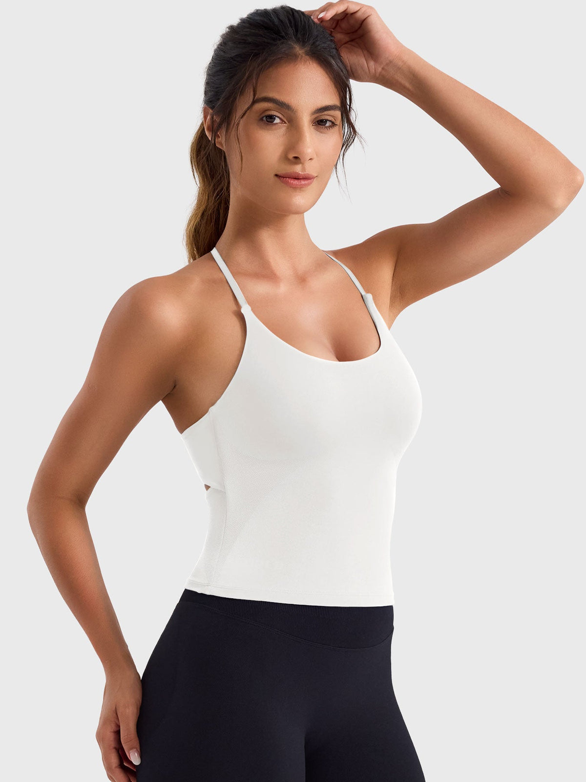 Camiseta de tirantes Movaelle LuxFlow espalda retorcida