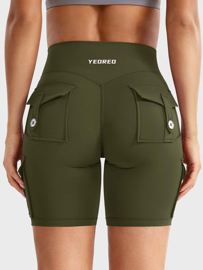 Short Movaelle CoreFlex cargo fruncido oculto