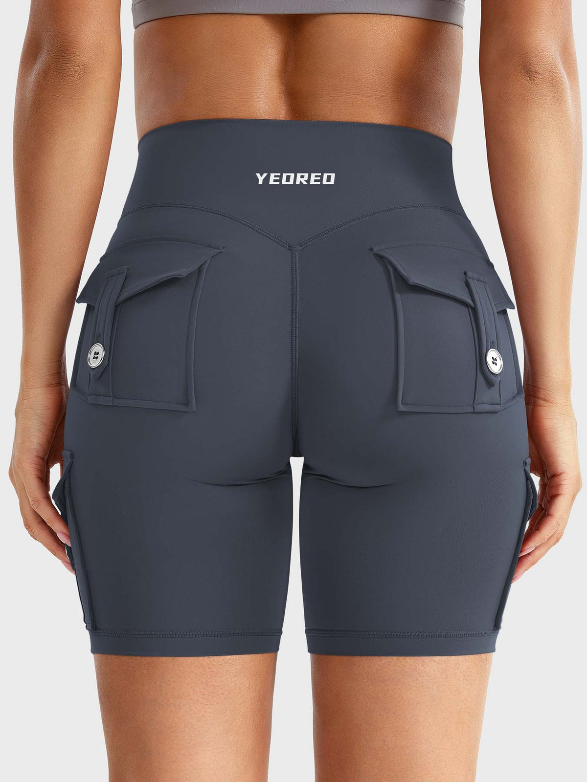 Short Movaelle CoreFlex cargo fruncido oculto