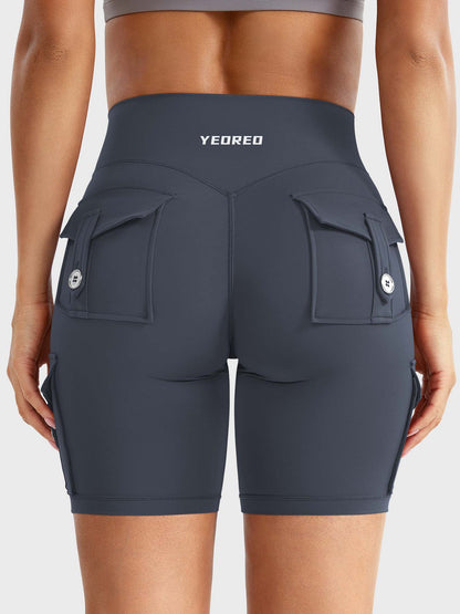 Short Movaelle CoreFlex cargo fruncido oculto