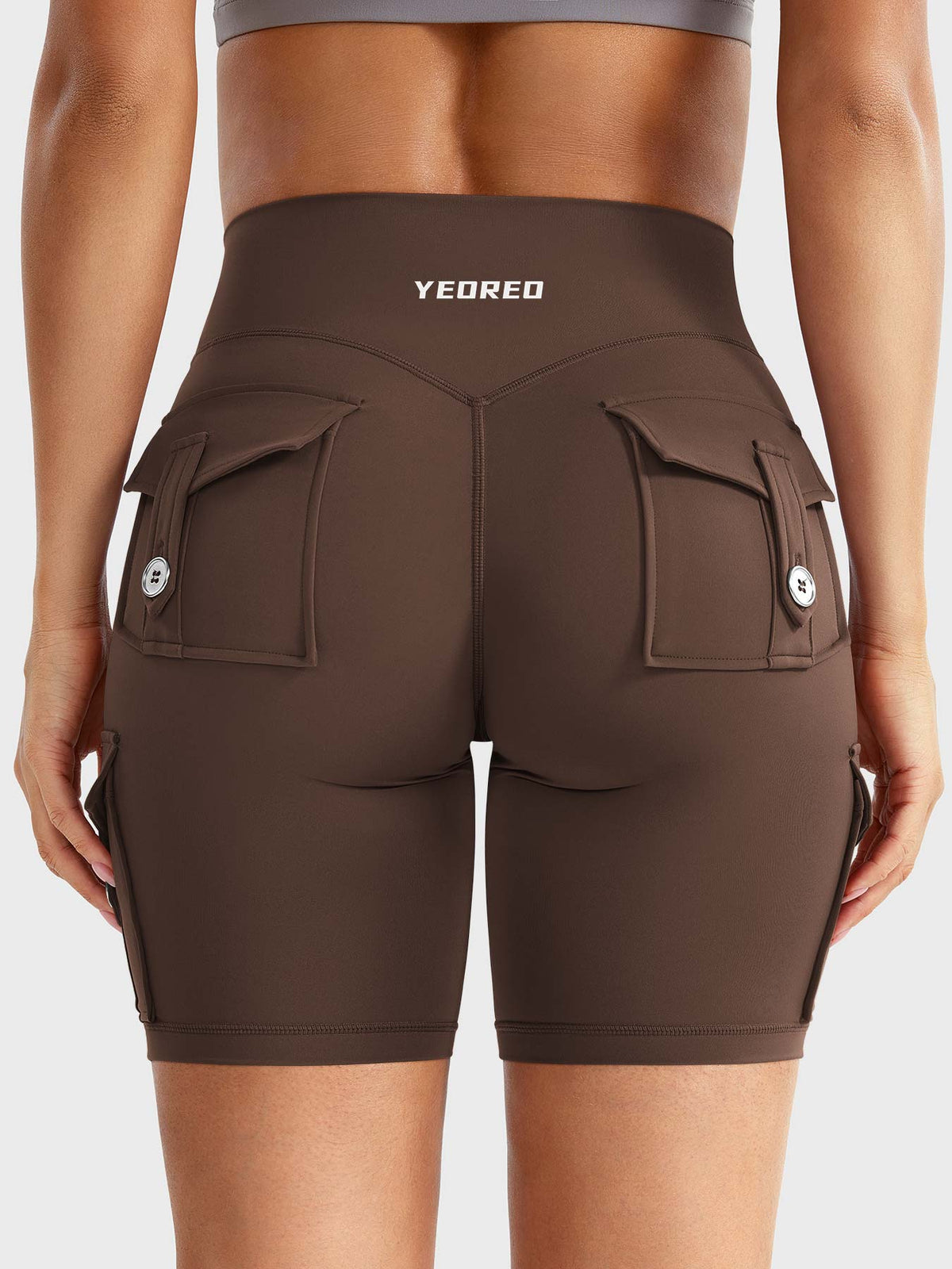 Short Movaelle CoreFlex cargo fruncido oculto