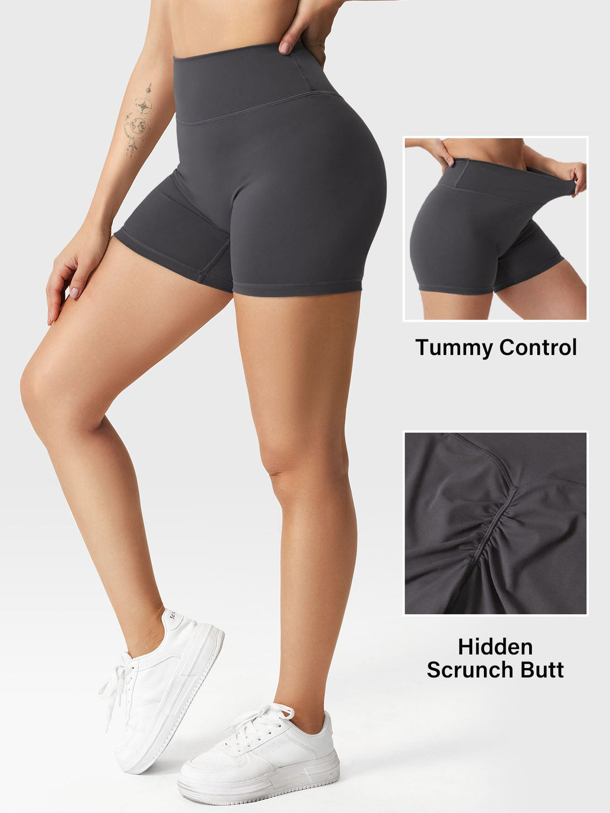 Short Movaelle SoftHue scrunch 4,5"