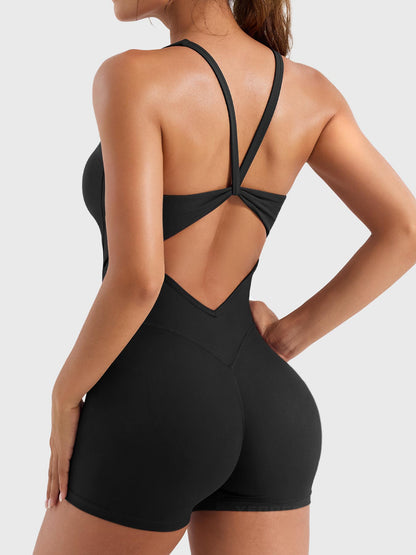 Mono corto Movaelle CoreFlex sculptor espalda abierta