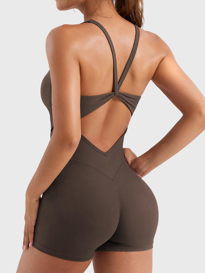 Mono corto Movaelle CoreFlex sculptor espalda abierta