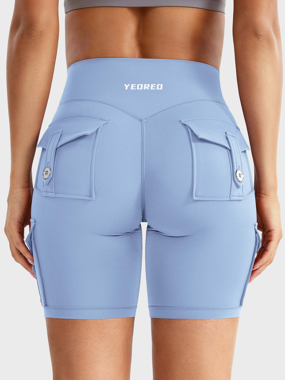 Short Movaelle CoreFlex cargo fruncido oculto