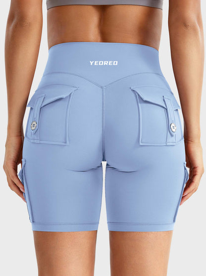Short Movaelle CoreFlex cargo fruncido oculto