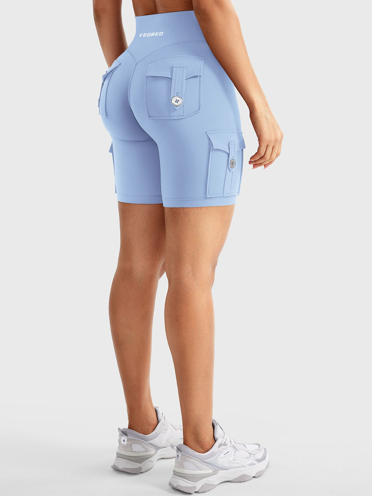 Short Movaelle CoreFlex cargo fruncido oculto
