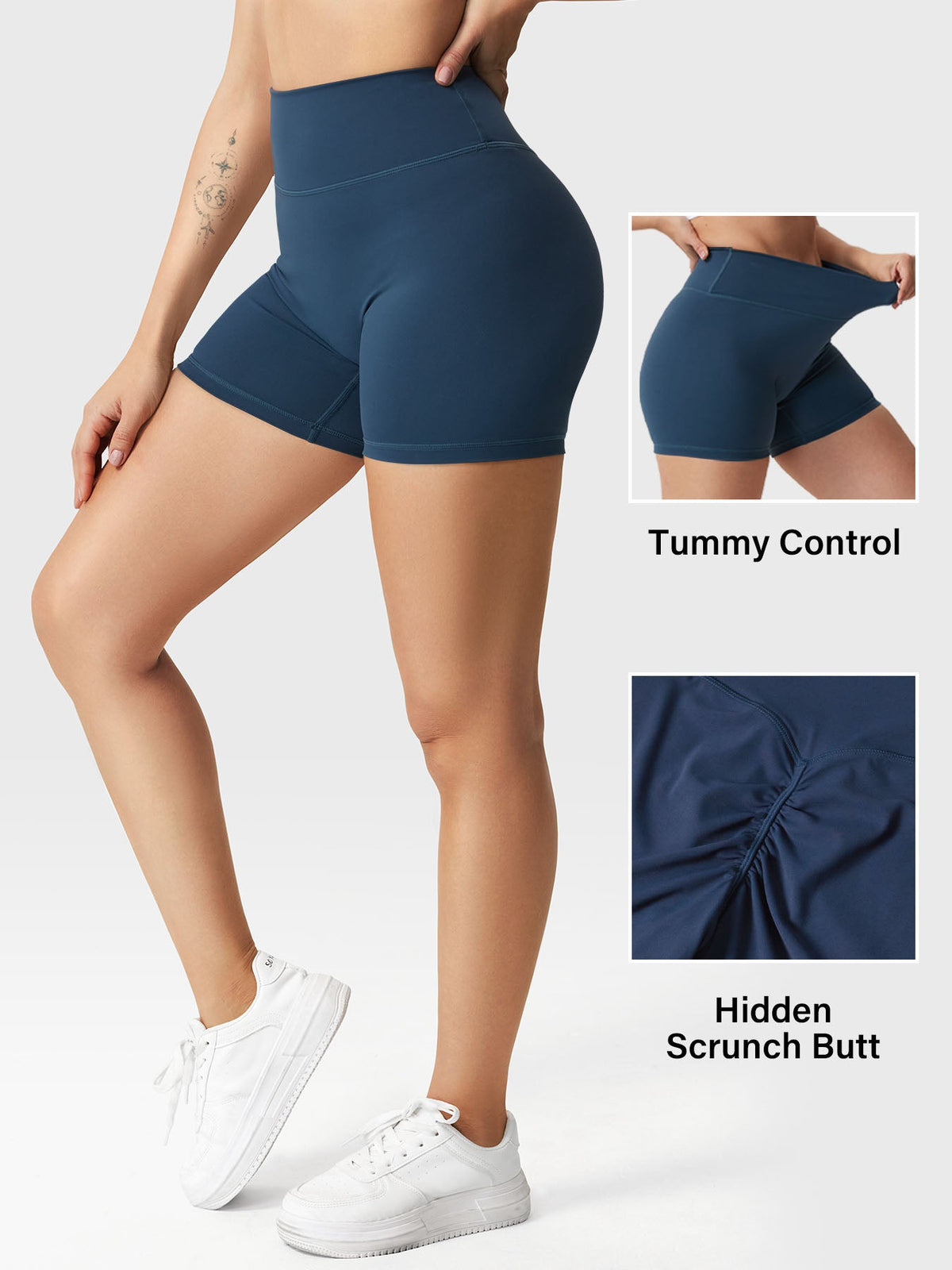 Short Movaelle SoftHue scrunch 4,5"