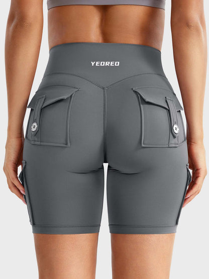 Short Movaelle CoreFlex cargo fruncido oculto